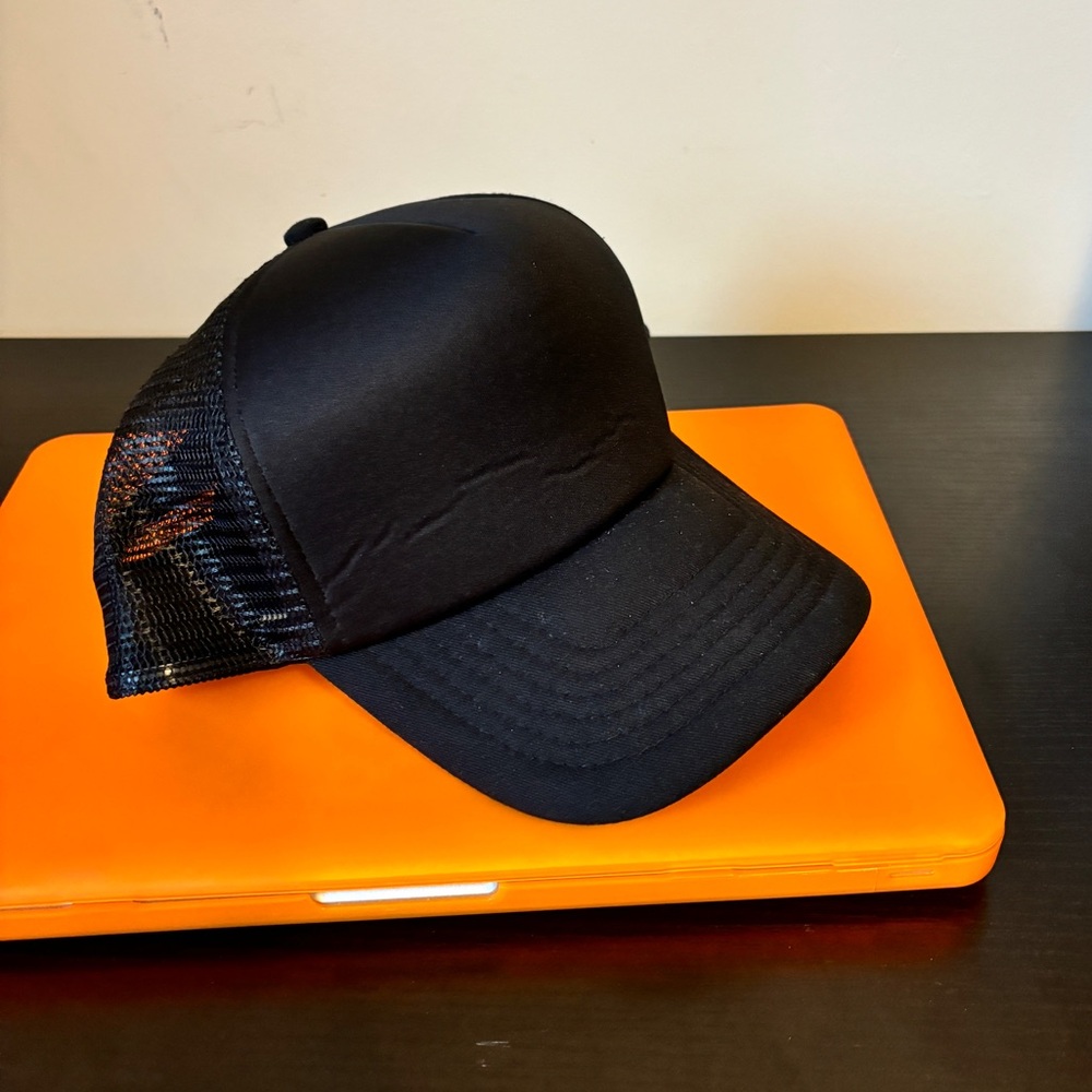 LMDN BLACK TRUCKER HAT